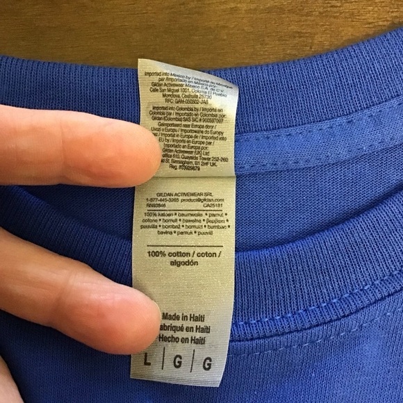 Rolling Stones T Shirt Size Large Men’s 2021 Concert Tour Tee Unisex Blue - Picture 8 of 8